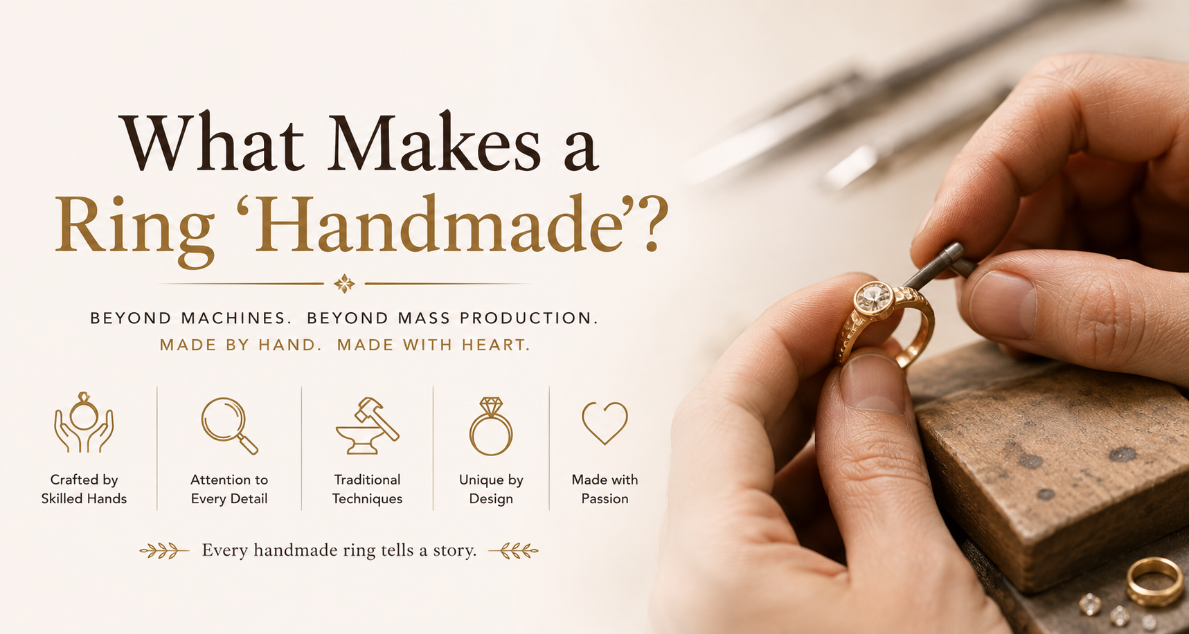 What Makes a Ring 'Handmade'? And How to Know If a Ring Actually Is